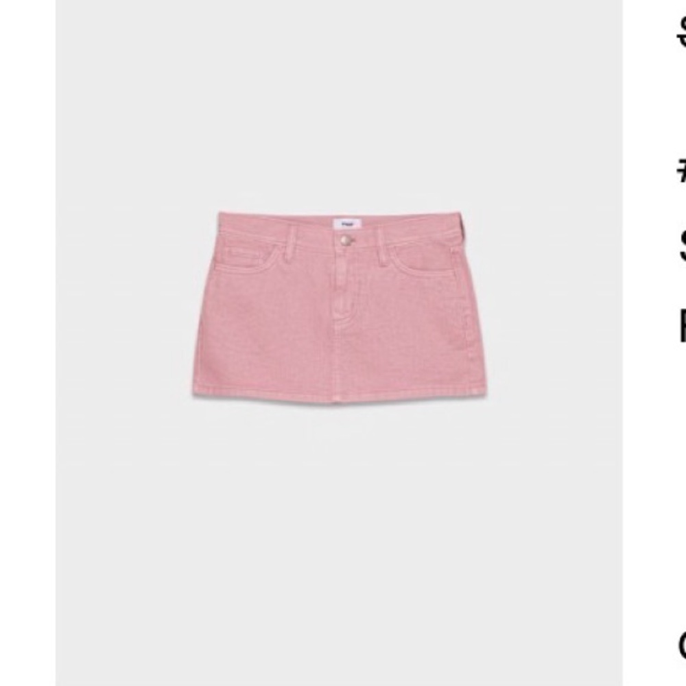 Aritzia Peyton sun-kissed tart pink Mini Skirt NWT